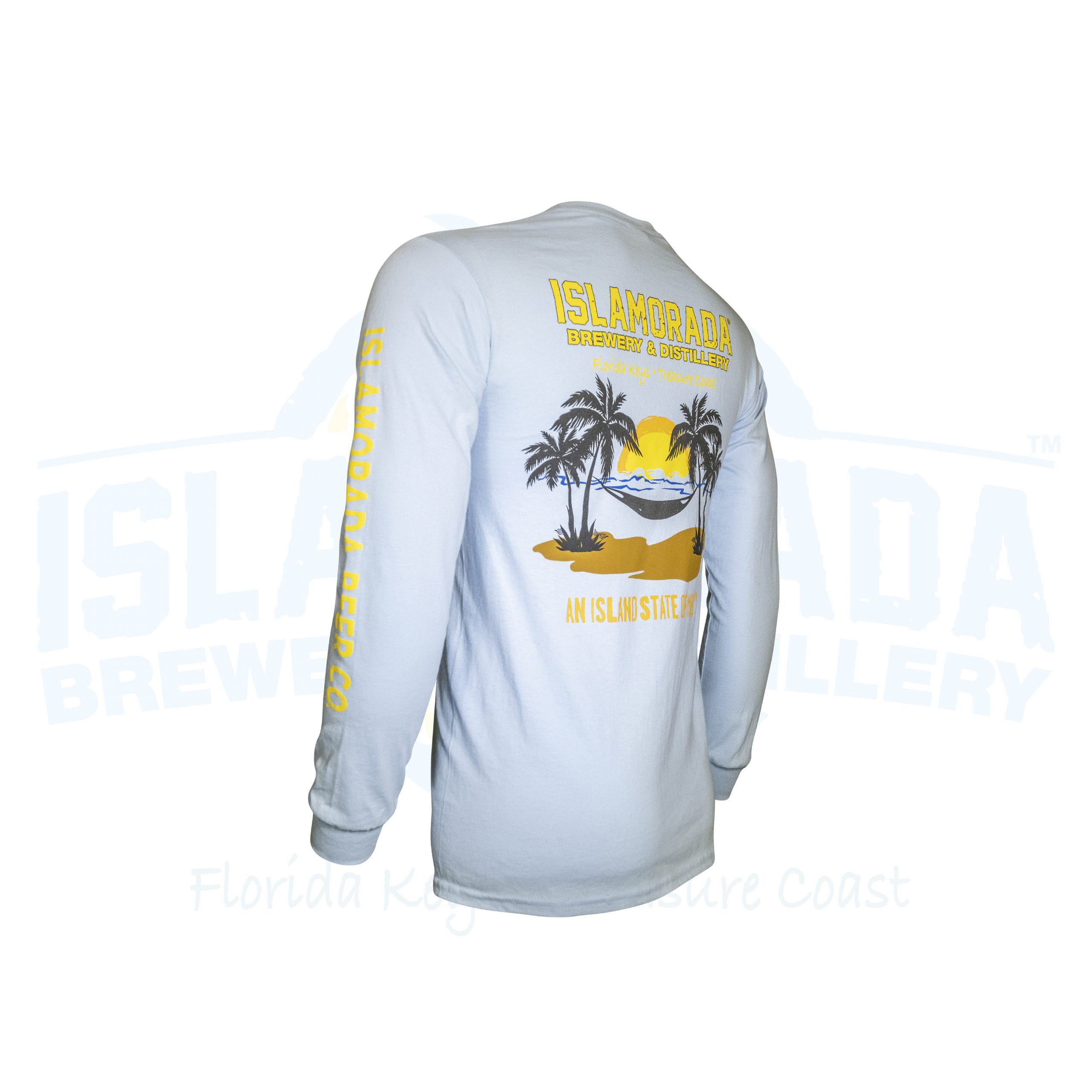 LS Tee “Sunset” Light Blue | Islamorada Beer Company