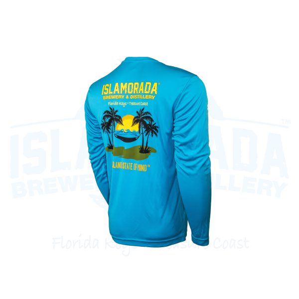 LS Dry Fit "Sunset" Electric Blue - Image 2