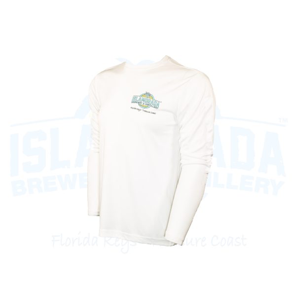 LS Dry Fit "Fish" White - Image 4