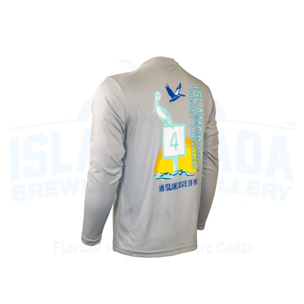 LS Dry Fit "Channel Marker" Silver - Image 2