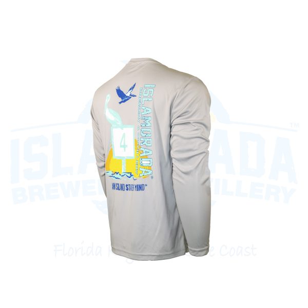 LS Dry Fit "Channel Marker" Silver - Image 3
