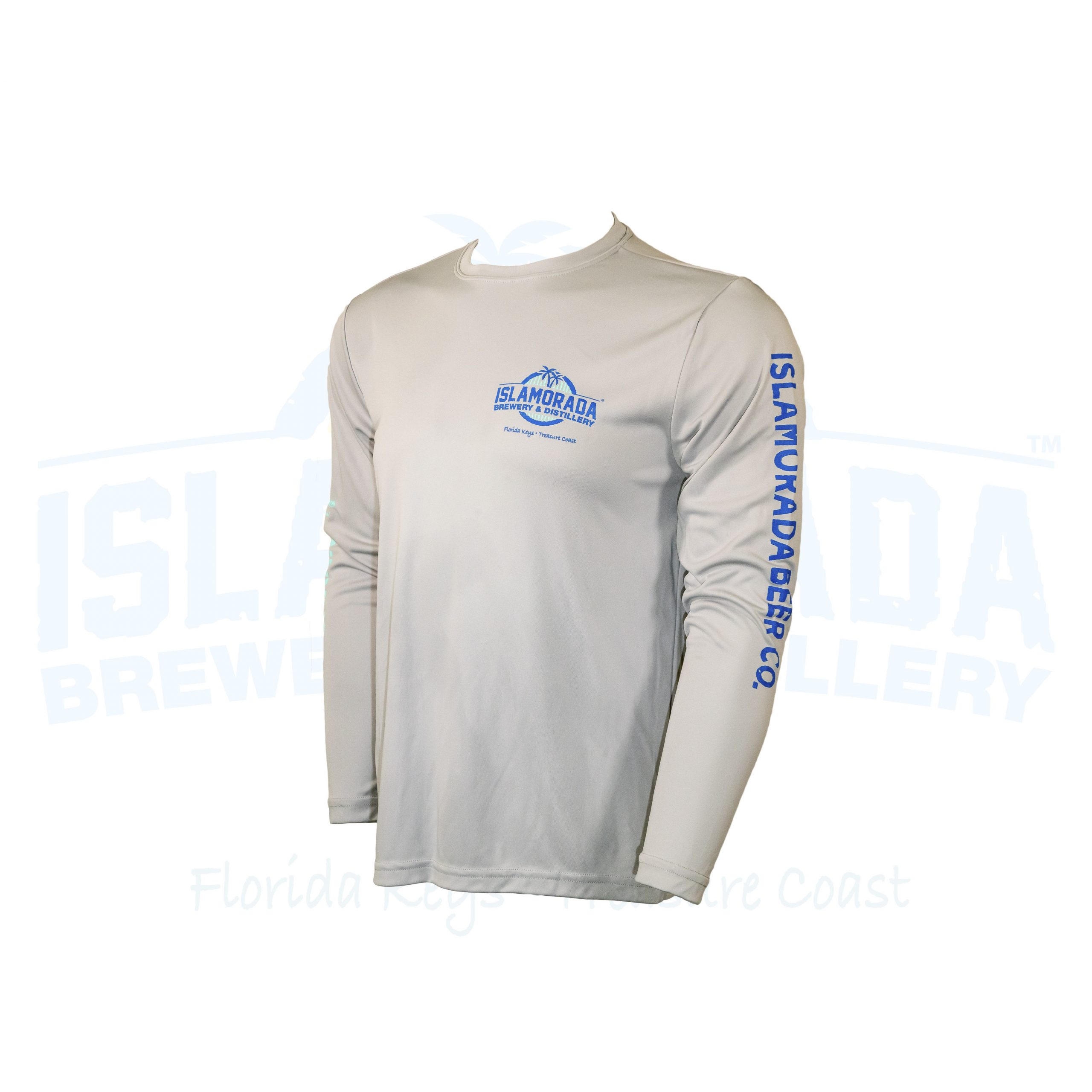LS Dry Fit “Channel Marker” Silver | Islamorada Beer Company
