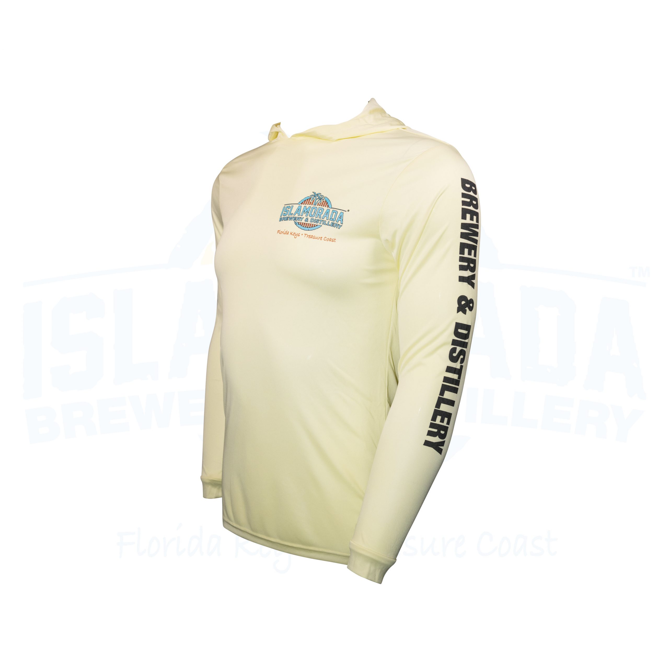 LS Hooded Dry Fit “Turtle” Yellow | Islamorada Beer Company