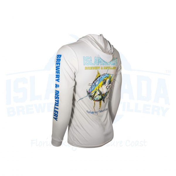 LS Hooded Dry Fit "Tuna" Silver - Image 5