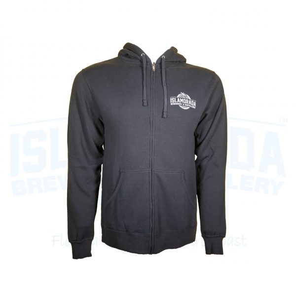 Full Zip Hoodie Jacket - Black - Image 3