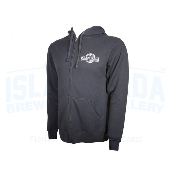 Full Zip Hoodie Jacket - Black - Image 2