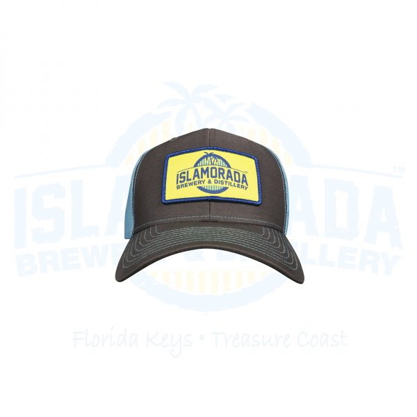 Trucker Hat Electric Blue Patch - Image 2