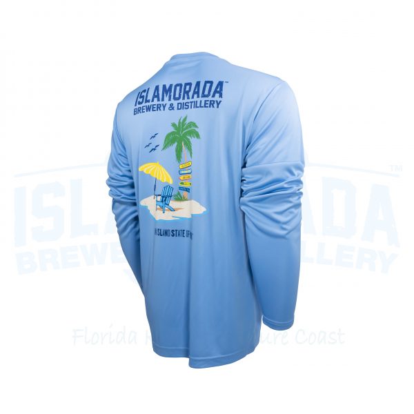 LS Dry Fit “Island Signs” Carolina Blue - Image 5