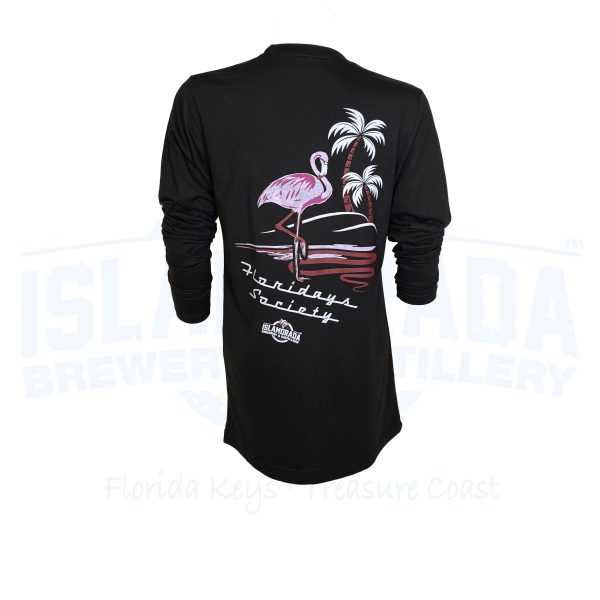 Islamorada Brewery & Distillery Floridays Society long sleeve cotton - female back