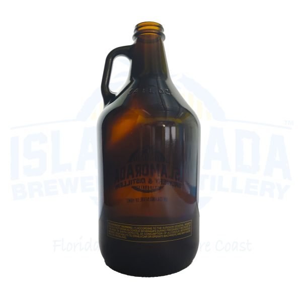 Glassware 64oz Growler Brown - Image 3