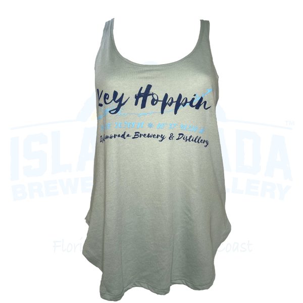 Key Hoppin Stone Green Tank - front