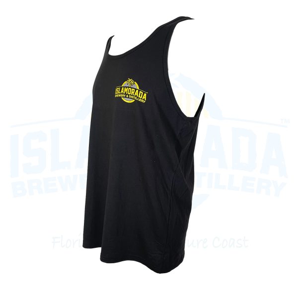 Islamorada Brewery & Distillery Island State Pint Black Tank - mens side 1