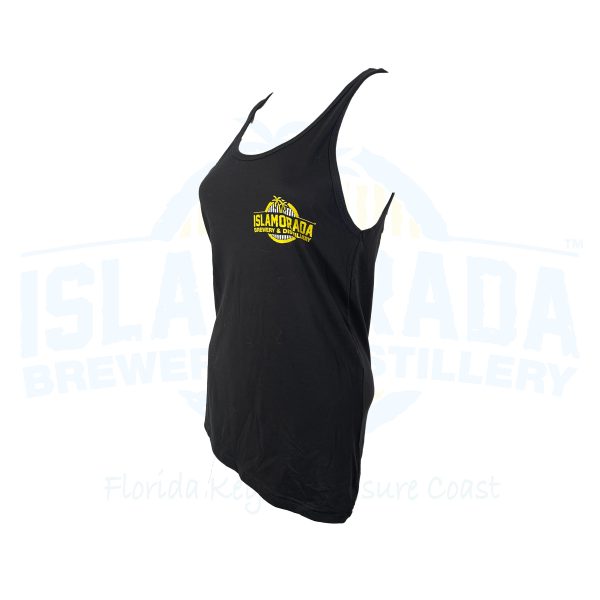 Islamorada Brewery & Distillery Island State Pint Black Tank - womens side 1