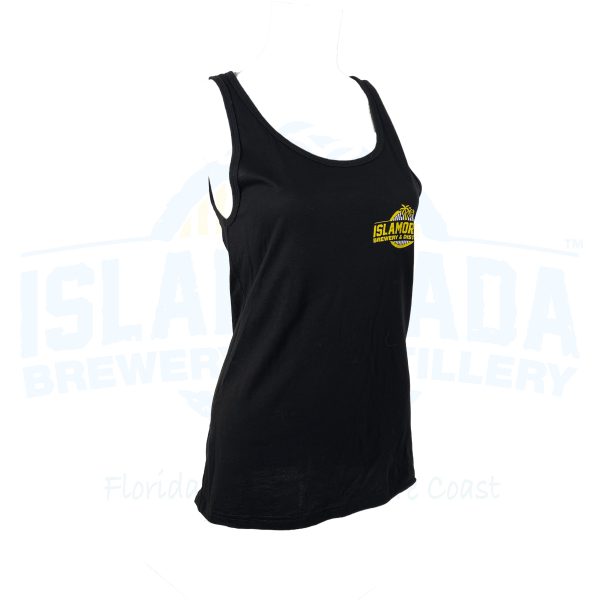 Islamorada Brewery & Distillery Island State Pint Black Tank - womens side 2