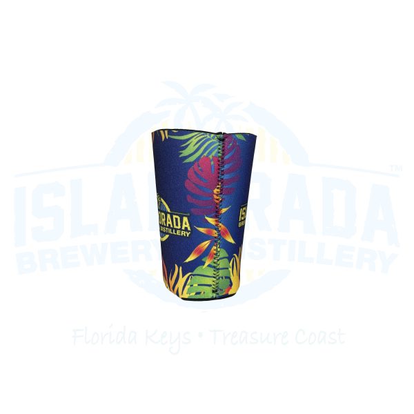 Islamorada Brewery & Distillery tropical leaves Pint Koolie - side