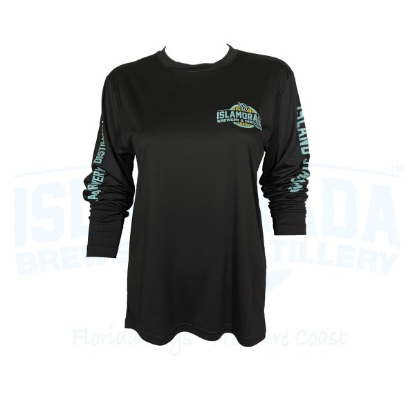 Long Sleeve Dry Fit - Black Sailfish - Womens-front